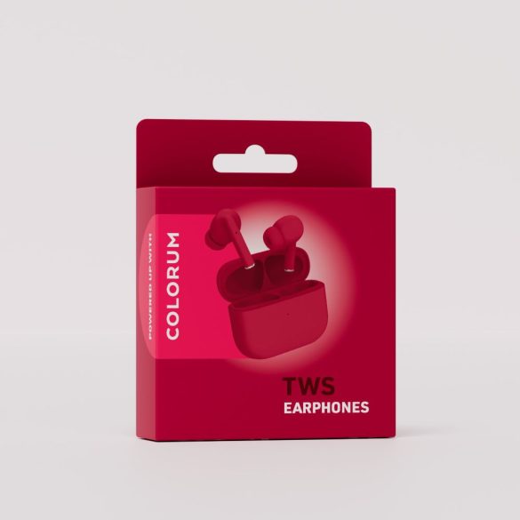 COLORUM CTWS-02 TWS Bluetooth fülhallgató - magenta