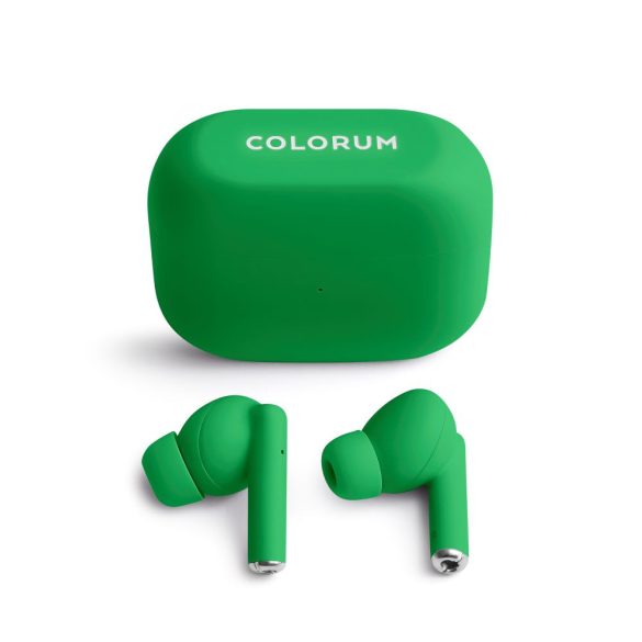 COLORUM CTWS-04 TWS Bluetooth fülhallgató - zöld