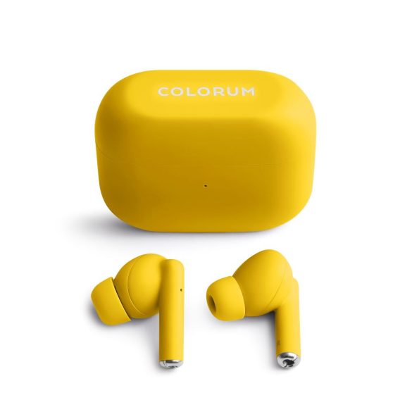 COLORUM CTWS-05 TWS Bluetooth fülhallgató - sárga