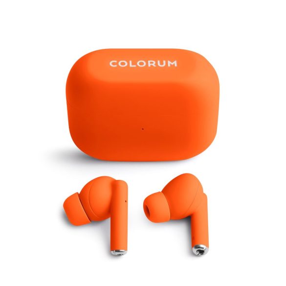 COLORUM CTWS-10 TWS Bluetooth fülhallgató - narancsárga