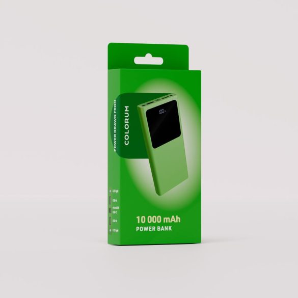 COLORUM CPB10-04 powerbank 10000mAh - zöld