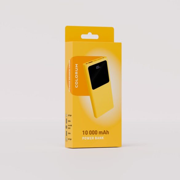 COLORUM CPB10-05 powerbank 10000mAh - sárga