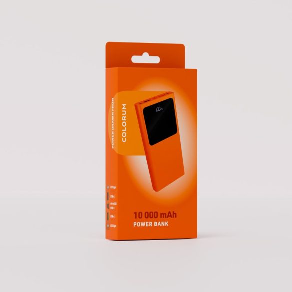 COLORUM CPB10-10 powerbank 10000mAh - narancssárga