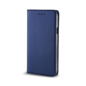 Smart Magnet könyvtok Motorola Edge 40 Neo 5G - tengerészkék