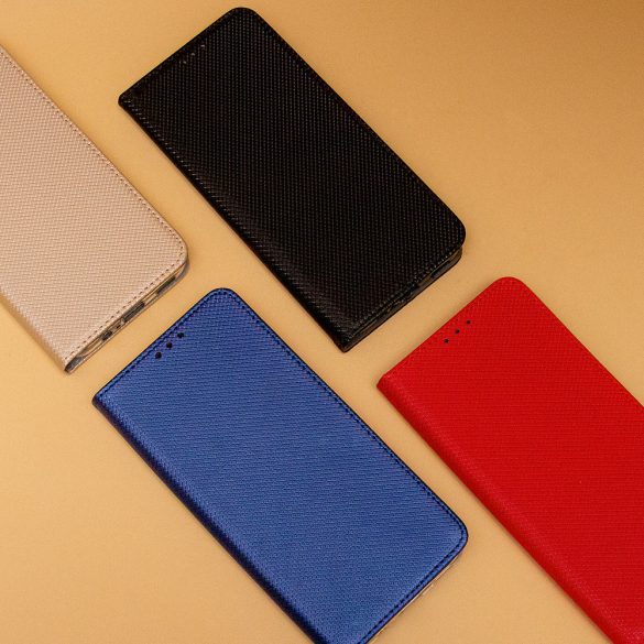 Smart Magnet könyvtok Motorola Edge 40 Neo 5G - tengerészkék