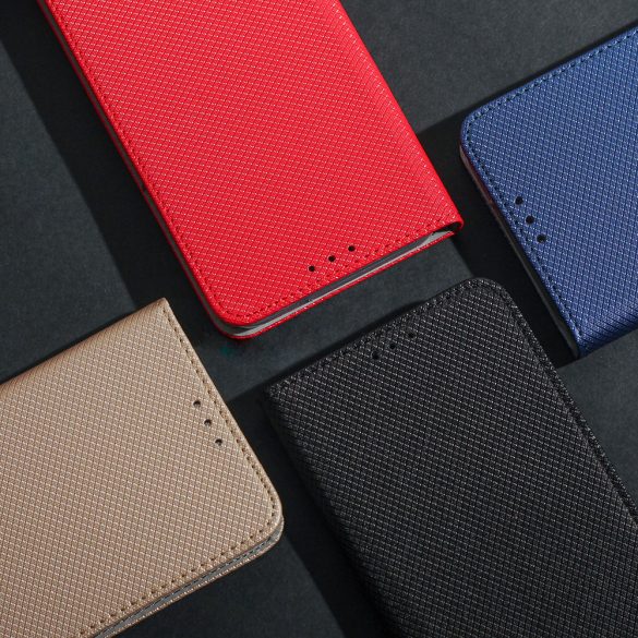 Smart Magnet könyvtok Motorola Edge 40 Neo 5G - tengerészkék
