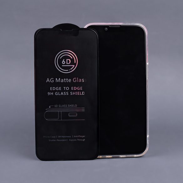 6D matt edzett üveg fekete szegéllyel Samsung Galaxy A35 5G
