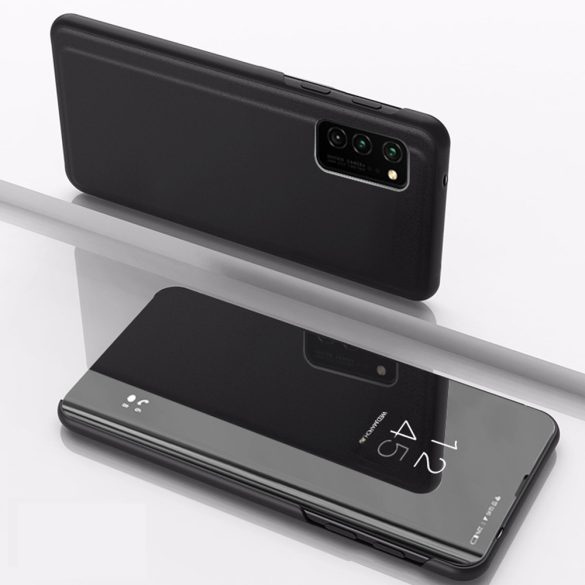 Smart Clear View könyvtok Samsung Galaxy A15 4G/5G - fekete