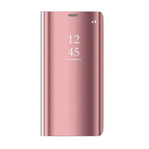 Smart Clear View könyvtok Samsung Galaxy A15 4G/5G - rózsaszín