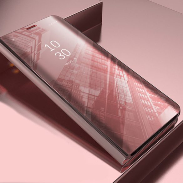 Smart Clear View könyvtok Samsung Galaxy A15 4G/5G - rózsaszín