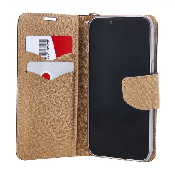 Smart Fancy könyvtok Samsung Galaxy S24 - fekete-arany színű