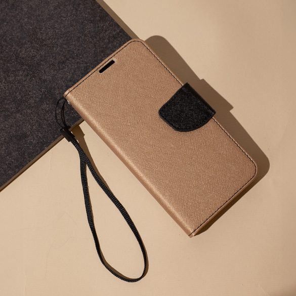 Smart Fancy könyvtok Samsung Galaxy S24 - fekete-arany színű