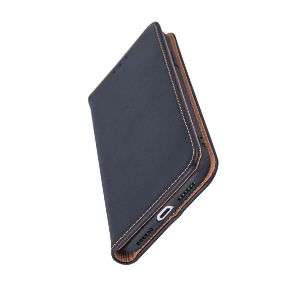 Geniune Leather Smart Pro könyvtok Samsung Galaxy S24 Ultra - fekete