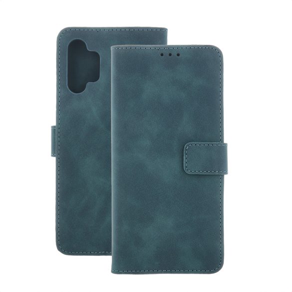 Smart Velvet könyvtok Samsung Galaxy A15 4G/5G - sötétzöld