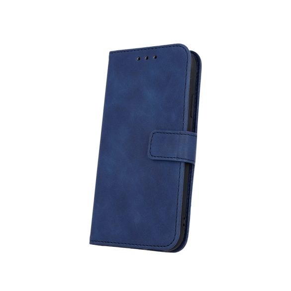 Smart Velvet könyvtok Samsung Galaxy A15 4G/5G - tengerészkék