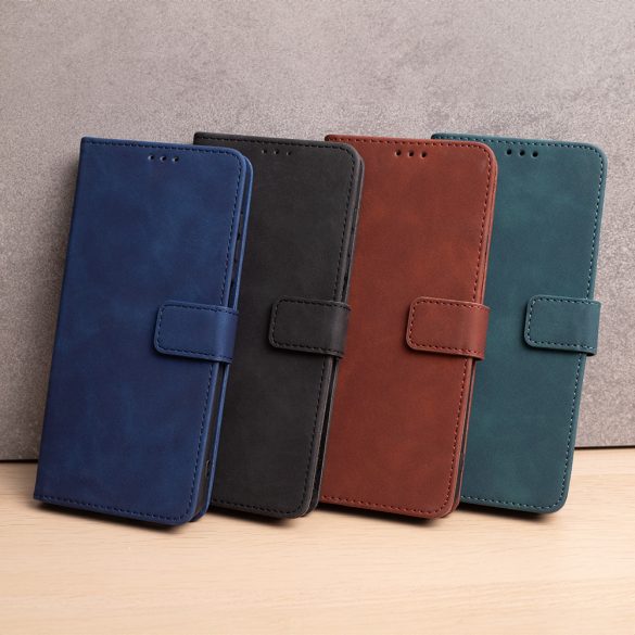 Smart Velvet könyvtok Samsung Galaxy A15 4G/5G - tengerészkék