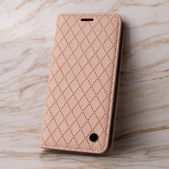 Smart Caro könyvtok Samsung Galaxy A15 4G/5G - bézs