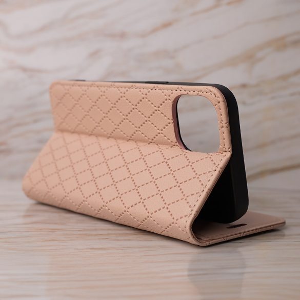 Smart Caro könyvtok Samsung Galaxy A15 4G/5G - bézs
