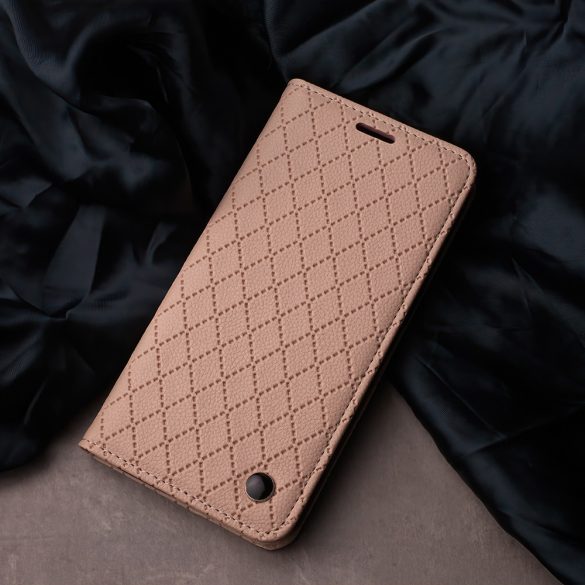 Smart Caro könyvtok Samsung Galaxy A15 4G/5G - bézs