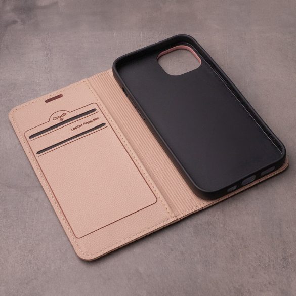 Smart Caro könyvtok Samsung Galaxy A15 4G/5G - bézs