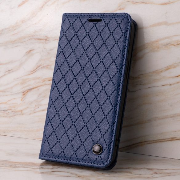 Smart Caro könyvtok Samsung Galaxy A15 4G/5G - tengerészkék