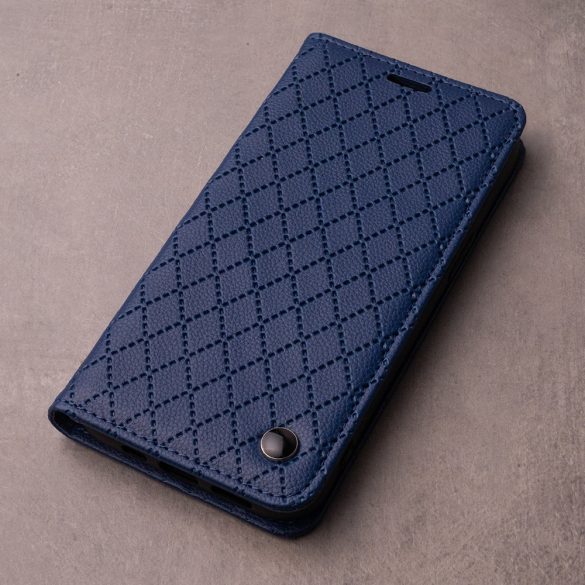 Smart Caro könyvtok Samsung Galaxy A15 4G/5G - tengerészkék