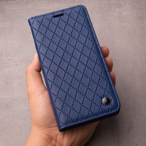 Smart Caro könyvtok Samsung Galaxy A15 4G/5G - tengerészkék