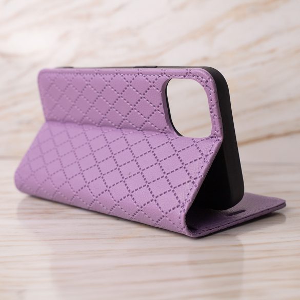 Smart Caro könyvtok Samsung Galaxy A15 4G/5G - lila