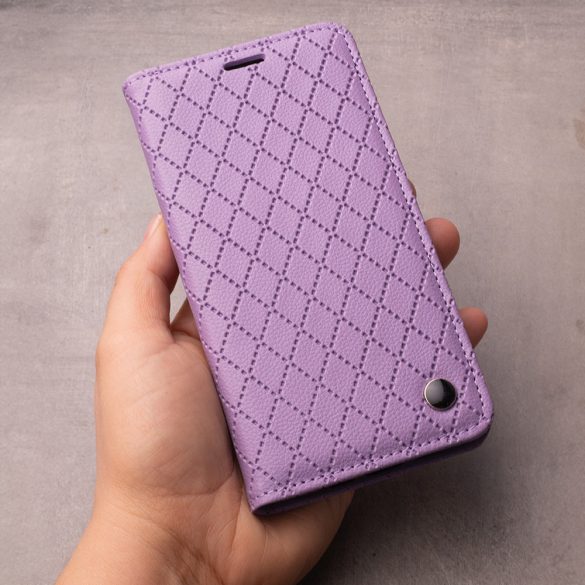 Smart Caro könyvtok Samsung Galaxy A15 4G/5G - lila