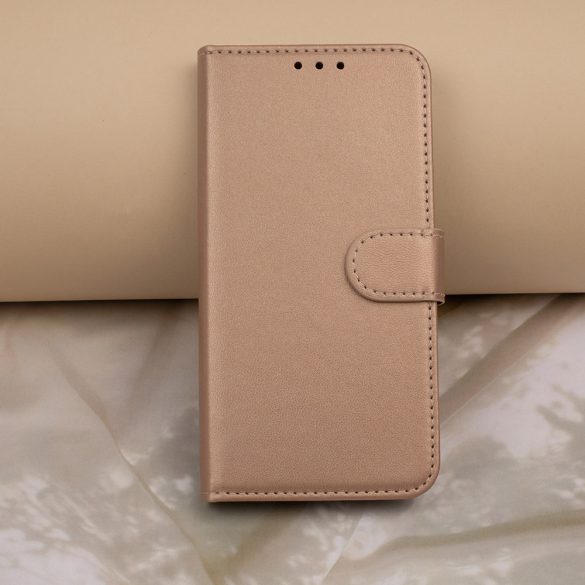 Smart Classic könyvtok Samsung Galaxy A15 4G/5G - arany színű