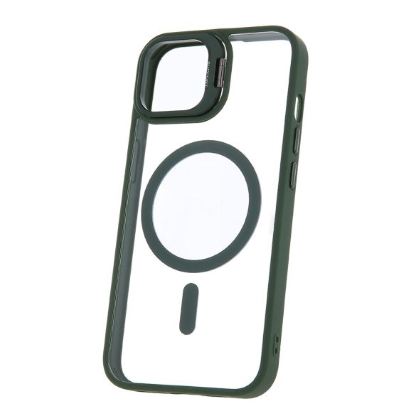Extra Lens MagSafe-kompatibilis tok iPhone 15 Pro Max - sötétzöld
