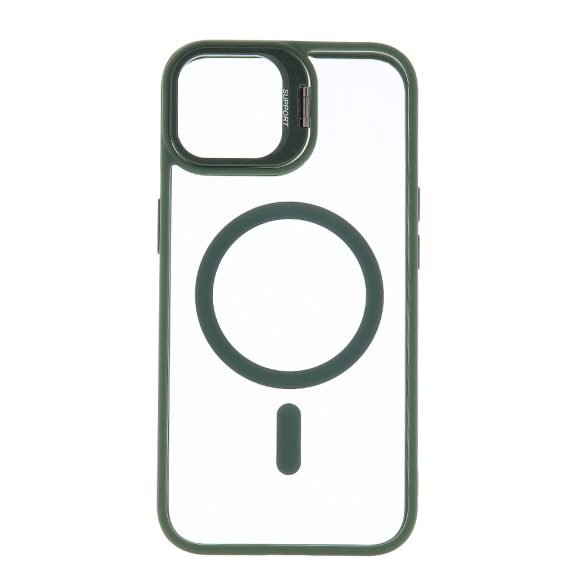 Extra Lens MagSafe-kompatibilis tok iPhone 15 Pro Max - sötétzöld