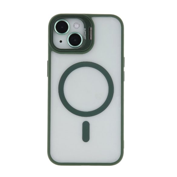 Extra Lens MagSafe-kompatibilis tok iPhone 15 Pro Max - sötétzöld