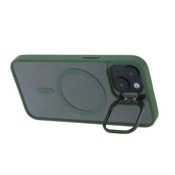 Extra Lens MagSafe-kompatibilis tok iPhone 15 Pro Max - sötétzöld