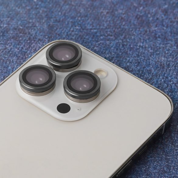 Kamera lencse védő fólia fekete szegéllyel Samsung Galaxy A35/A55 - 3 db