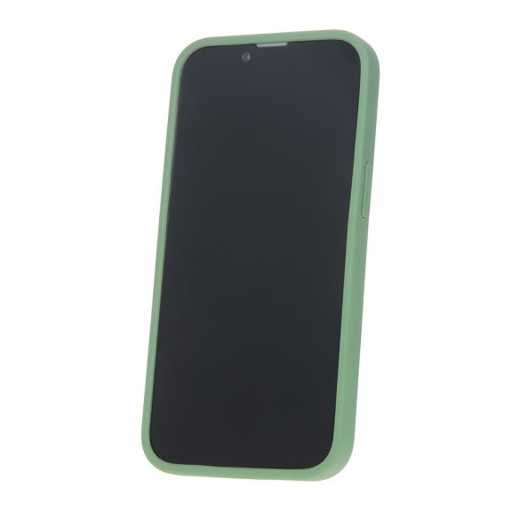Solid Silicon tok iPhone 14 Pro - világoszöld
