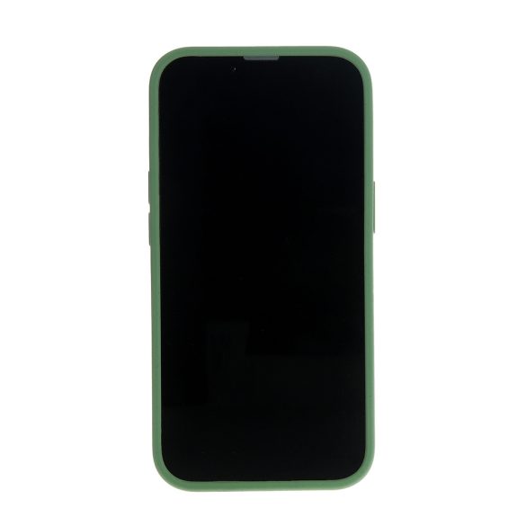 Solid Silicon tok iPhone 14 Pro - világoszöld