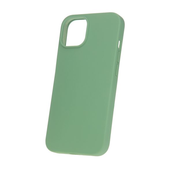 Solid Silicon tok iPhone 14 Pro - világoszöld