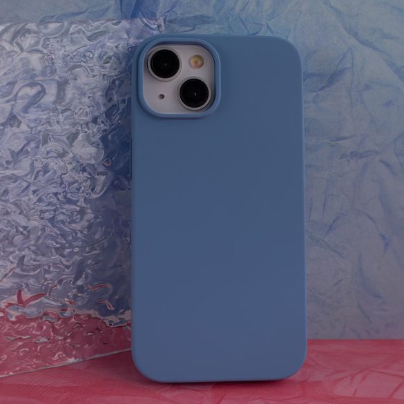 Solid Silicon tok iPhone 14 Pro - világoskék