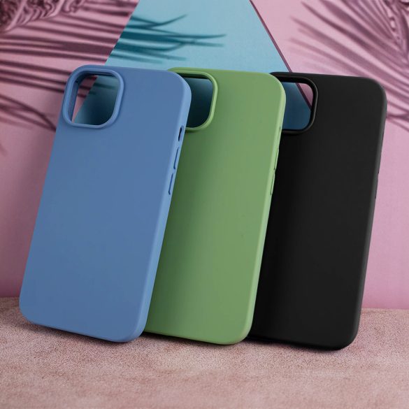 Solid Silicon tok iPhone 14 Pro - világoskék