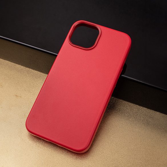 Mag Leather MagSafe-kompatibilis tok iPhone 13 Pro Max - piros
