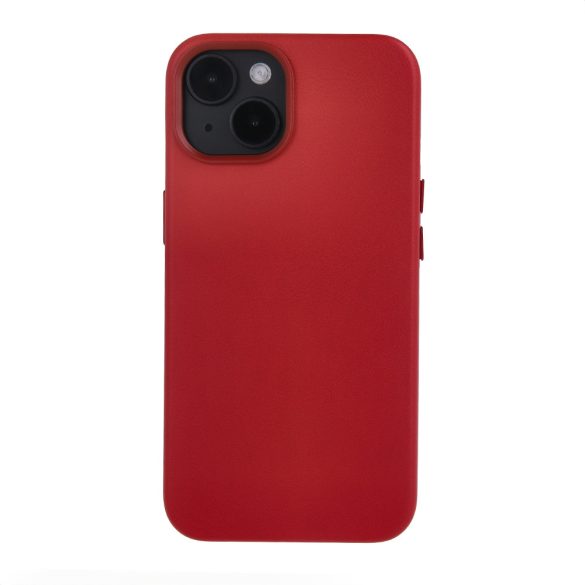 Mag Leather MagSafe-kompatibilis tok iPhone 15 Pro Max - piros