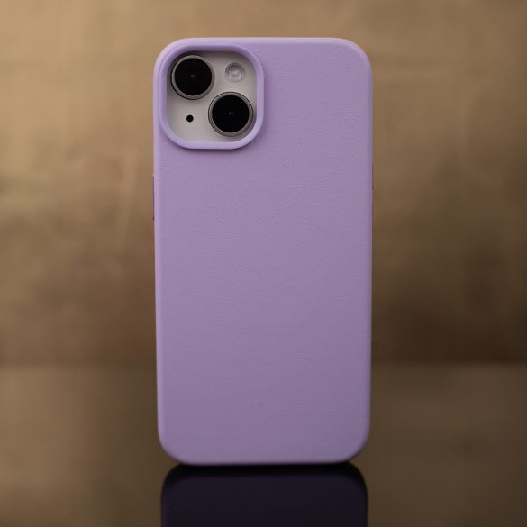 Mag Leather MagSafe-kompatibilis tok iPhone 12/12 Pro - lila