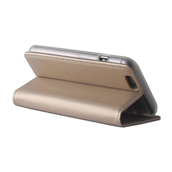 Smart Magnet könyvtok Motorola Moto G04/G24/E14 - arany színű