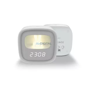 Budzik nocnym nyuszival LED PURE FNL-06 AURORA fehér kwadratowy Forever Light