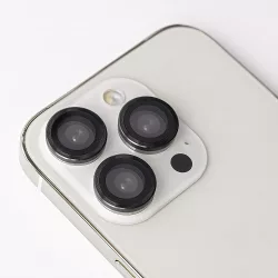   Kamera lencse védő fólia fekete szegéllyel Samsung Galaxy S24 Plus - 3 db