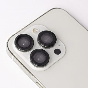 Kamera lencse védő fólia fekete szegéllyel Samsung Galaxy S24 Ultra - 5 db