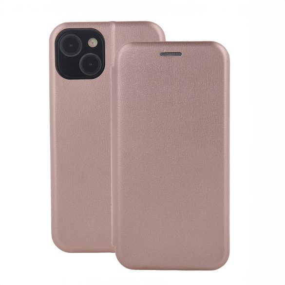 Smart Diva könyvtok Samsung Galaxy S24 Plus - rózsaarany színű