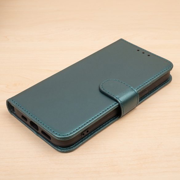 Smart Classic könyvtok Motorola Moto E22 - sötétzöld