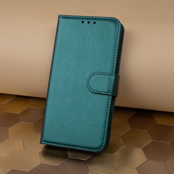 Smart Classic könyvtok Motorola Moto E22 - sötétzöld